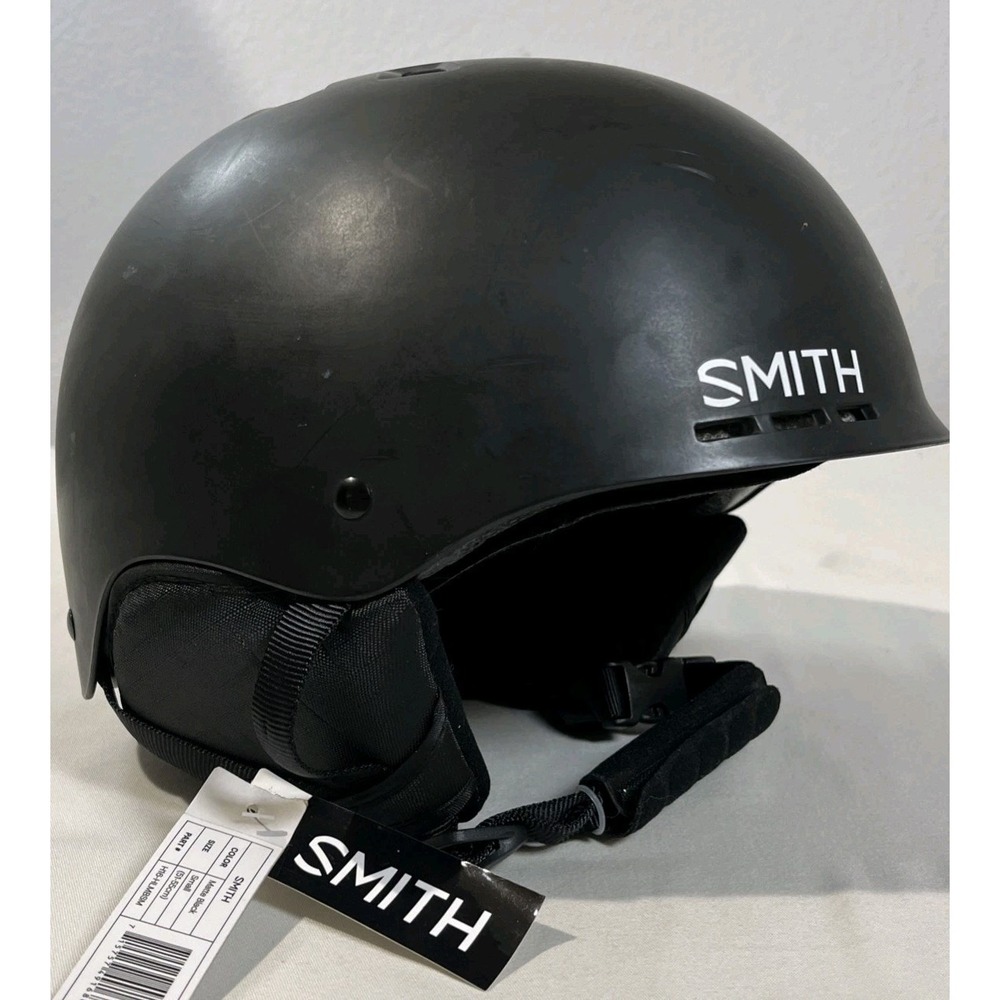 Smith Holt Ski / Snowboard Snow Helmet Small Matte Black NWT